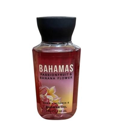 Bahamas Passionfruit & Banana Flower Shower Gel with Shea Butter and Vitamin E 3 fl oz (88 mL)