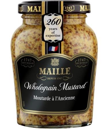 Maille Mild Wholegrain Mustard 210g Pack of 2 with World Food Shop - Gourmet French Condiment Duo Delicate Grain Mustard Convenient Twin Pack for Culinary Delight - Buy Online on GoSupps.com