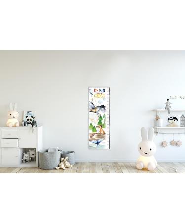 Close Up Height Chart Poster for Kids | Children s Room Wall Picture | 30 x 91.5 cm | Perfect for Boys & Girls - Buy Online on GoSupps.com