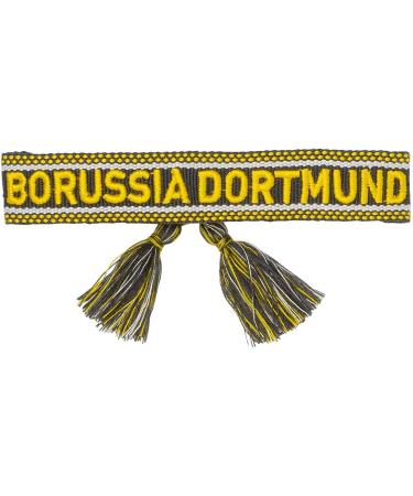 Shop BVB Fabric Bracelet - Adjustable Size 1.8cm Wide - Premium Polyester | International Shipping - Buy Online on GoSupps.com