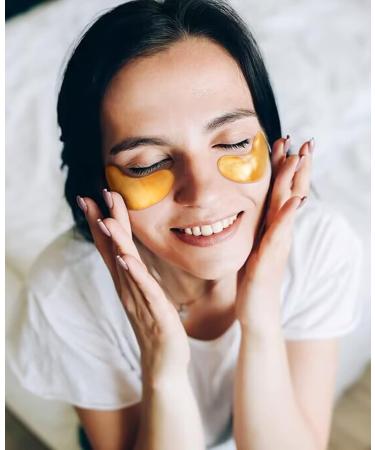 Dr. Pure Under Eye Patches (30 Pairs) - Eye Masks for Dark Circles, Puffy Eyes & Puffiness with 24K Gold - Under Eye Patches for Dark Circles and Puffiness - Buy Online on GoSupps.com
