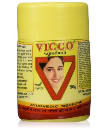 Vicco Vajradanti Ayurvedic Tooth Powder 50 grams