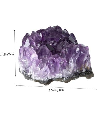 FOMIYES 5pcs Natural Crystal Cluster Natural Geode Cave Feng Shui Ornament Irregular Crafts Natural Minerals - Buy Online on GoSupps.com