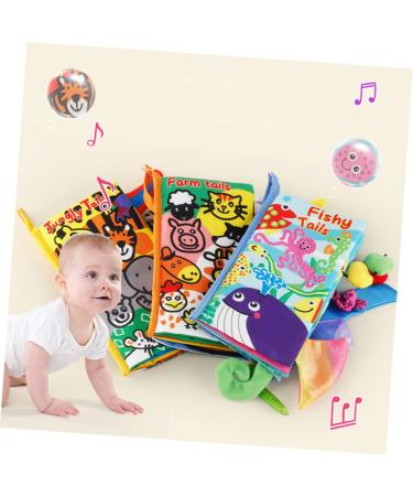 Shop Ibasenice Educational Baby Toys | Puzzle & Animal Fabric Books for Learning & Play - Buy Online on GoSupps.com