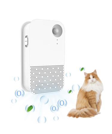 Mknzome cat litter deodorizer intelligent odor eliminator for litter box 99% deodorization mini pet smell geniuses air purifier for cat toilets bathroom toilet and small areas#9 009