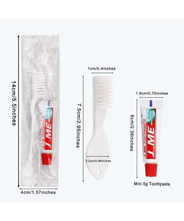 Xuezoioy Disposable Toothbrushes with Toothpaste - Pack of 30 Individually Wrapped Mini Travel Toothbrush Kit for Homeless and Shelters - Buy Online on GoSupps.com