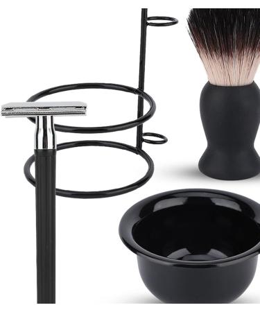 KUIKUI Professional Men's Beard Shaving Set - Safe Razor Brush Bowl & Stand for Mustache Grooming | International Shipping Available - Buy Online on GoSupps.com