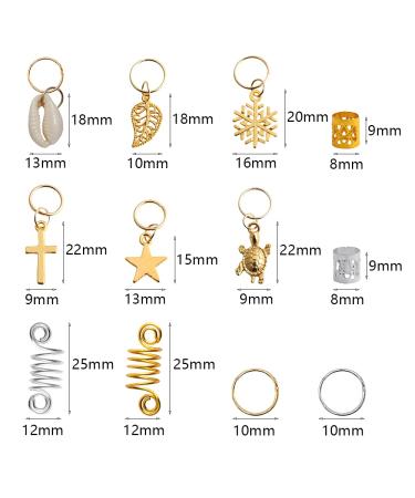 Trsnzul 120-Piece Hair Clip Set | Metal Hair Cuffs & Braiding Clips for Dreadlocks & Braids | Perfect Hair Accessories for International Shipping - Buy Online on GoSupps.com