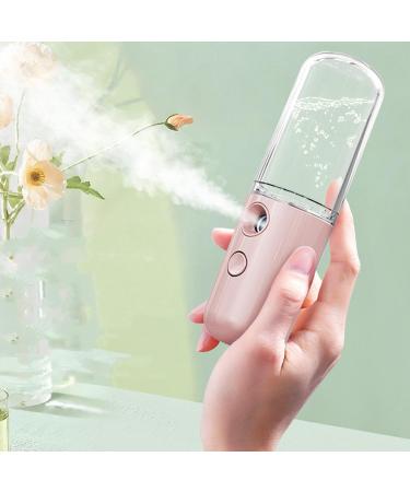 Nano FacialHandy Mist Sprayer Hydrating Makeup and Moisturizing Atomization Humidifier for Skin Care (Pink) (Light Pink) - Buy Online on GoSupps.com