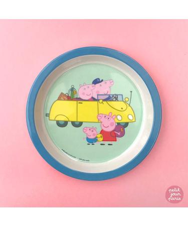 Buy Petit Jour Paris Baby Dinner Plate Blue Peppa Pig - Perfect Shape | International Shipping Available - Buy Online on GoSupps.com