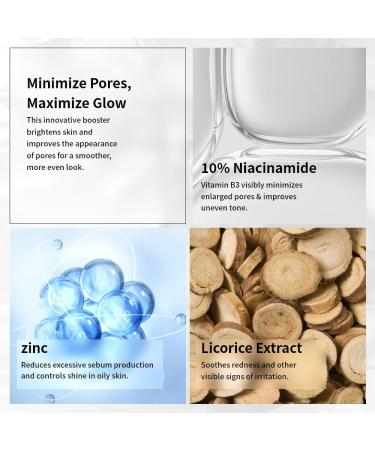 Niacinamide 10% + Zinc 1% Face Serum| Advanced Skin Tone & Oil Control| Hydrating & Anti-Blemish Formula| Lightweight & Fast-Absorbing 30ml - Buy Online on GoSupps.com