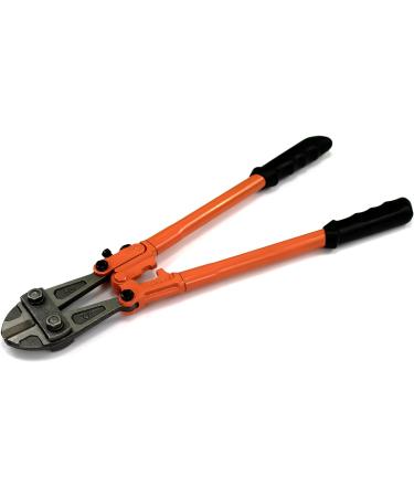 Crystals 18/24/36 Inch Bolt Cutter Chain Cutter for Chains Padlocks Wire Fencing Chicken Wire - Padlock Cutter Bolt Croppers with Comfortable Rubber Grip - Orange (18 Inch) - Buy Online on GoSupps.com