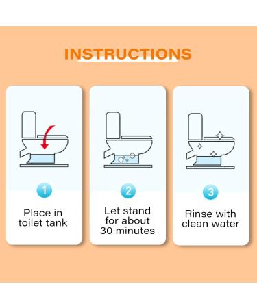 Toilet Tank Cleaner - 3PCS Bowling Blue Bubble Toilet Bowl Cleaners | Deodorizing & Descaling Automatic Toilet Tablets | Long Lasting Fragrance - Buy Online on GoSupps.com