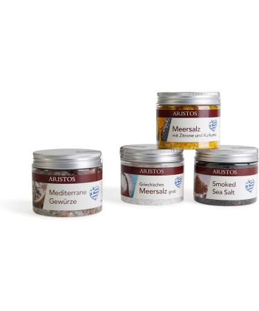  ARISTOS Thick Sea Salt for Salt Mill - 200g from Greece | Aristos (Natural Sea Salt) - Buy Online on GoSupps.com