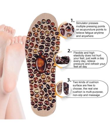 Acupressure Cobblestone Massage Insoles - Reflexology Foot Pads for Men & Women | International Shipping Available - Buy Online on GoSupps.com