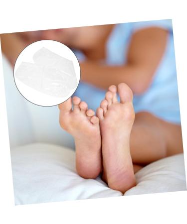 Healeved 10 Pairs Footsticker Foot Mask Feet Skin Peeling Masks Cracked Heel Socks Feet Calluses Remover Foot Callus Removers Foot Callus Masks Foot Peel Masks Accessories Abs White Nourish - Buy Online on GoSupps.com