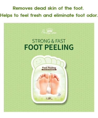 Pretty Skin Foot Peeling Mask - Exfoliates Repairs Moisturises for Dry Rough Feet - 16ml - 1 Pair - Buy Online on GoSupps.com