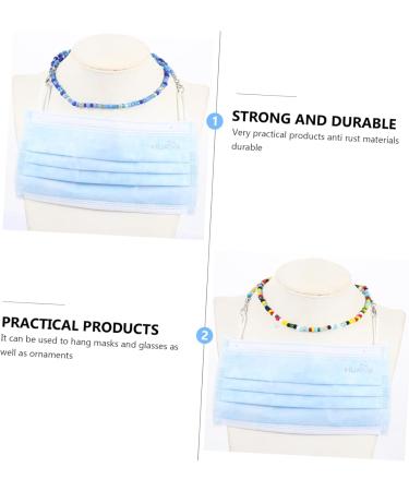 Shop HOMSFOU 6 Pcs Glasses Mask Chain & Portable Reading Glasses Strap - Stylish Lanyard Beads for All Eyewear | International Shipping Available - Buy Online on GoSupps.com