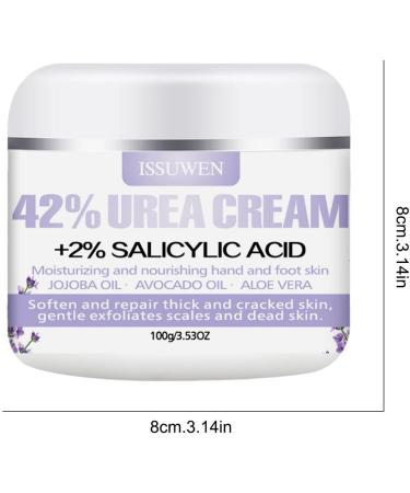 Cracked Feet Cream - Moisturizing Hand Cream 42% With 3.5 oz Cream for Men That Remove Dead Skin from Foot Calluses - Buy Online on GoSupps.com