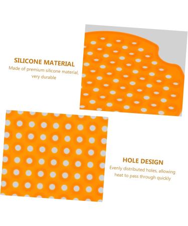 MAGICLULU 3 Pcs Air Fryer Pad Air Fryers Cake Pan Airfryers Airfrier Creative Air Fryer Mat Bakeware Square Orangex3pcs 3.1L x 3.1W inches - Buy Online on GoSupps.com