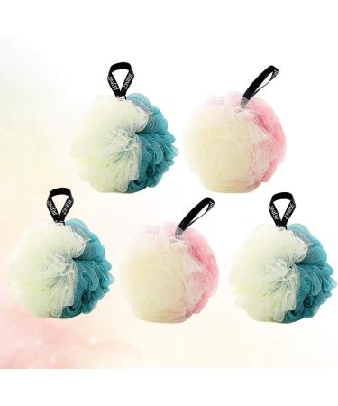 5pcs Korean Body Exfoliator Scrubber Set - Kid-Friendly Bath Accessories | International Shipping Available - Buy Online on GoSupps.com