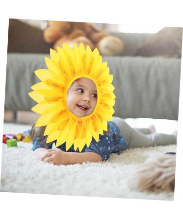 Alipis 2pcs Sunflower Headgear Sunflower Headdress Sunflower Hat Hood Daisy Crown Child Silk Cloth Prom - Buy Online on GoSupps.com