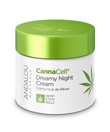 Andalou Naturals CannaCell Dreamy Night Cream, 1.7 Ounces, 6 Count