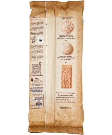  Italian Gourmet E.R. Mulino Bianco Whole Grain Crackers with Long Lasting Flour Rich Fibre 500 g + Gourmet Italian Pulp 400 g (Pack of 6) - Buy Online on GoSupps.com