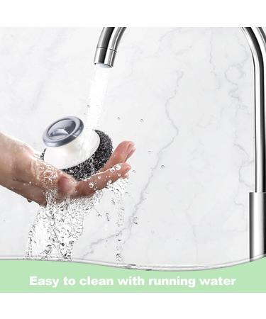 Tovmekdjn 5Pcs Stainless Steel Scrubber with Handle Heavy Duty Dish Scrubber Cleaning Brush for Pots Pans Reusable - Buy Online on GoSupps.com