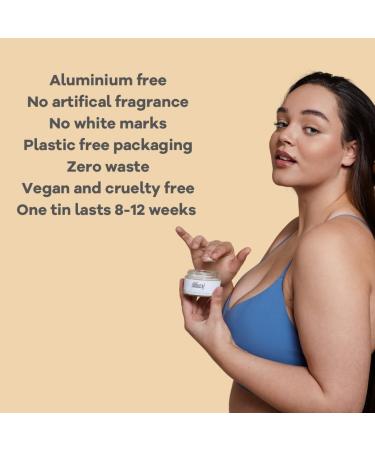 The Natural Deodorant Co Citrus Crush Teen Deodorant Balm 55g for Teens or Tweens Aluminum Free Plastic Free - Buy Online on GoSupps.com