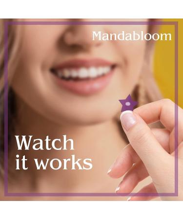 108 Mandabloom Hydrocolloid Acne Patches w/ Tea Tree Oil - Star Shape Design 14mm & 12mm | Acne Absorbing Cover Patch for Face - Zit & Pimple Treatment - Buy Online on GoSupps.com