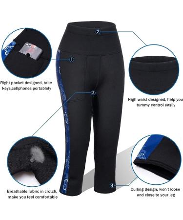 Ctrilady High Waist 2.5mm Neoprene Wetsuit Pants | UV Sun Protection Leggings for Diving, Surfing, Swimming | Black XX-Large - Buy Online on GoSupps.com