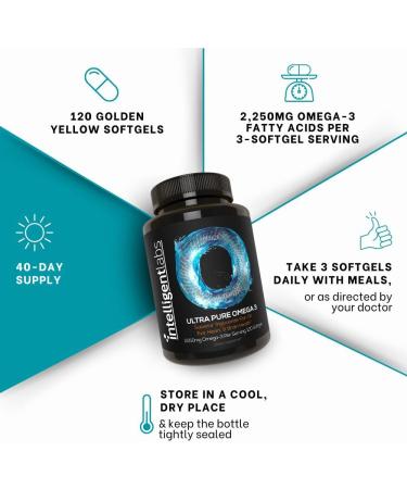 Intelligent Labs 2-in-1 Bundle of MagEnhance Magnesium Complex (Magtein L-Threonate Glycinate and Taurate) and Omega-3 Triglyceride Fish Oil Softgels Supplement (2 250mg per Serving) - Buy Online on GoSupps.com