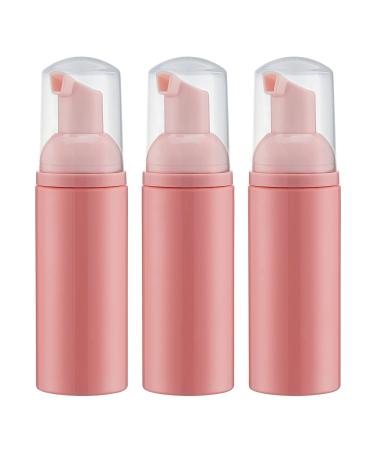 Tekson Soap Foam Bottle (Pink Pump) Empty Travel Foaming Lash Shampoo for Cleanser Dispenser (60ml 2 fl oz) 3pcs Pink - Buy Online on GoSupps.com