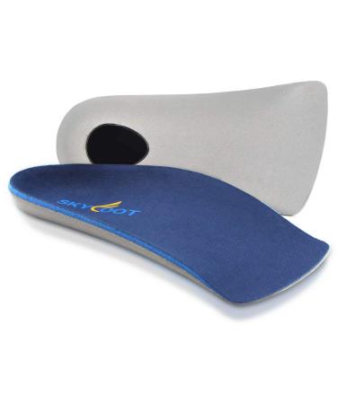 Skyfoot s 3/4 Orthotics Shoe Insoles - Arch Support Correct Over-Pronation  Fallen Arches  Flat Feet Metatarsal Support Insoles (XL - M11.5-13.5) X-Large - W13+ | M11+
