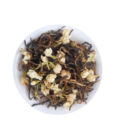 500g de th noir au jasmin Fengqing Yunnan feuilles de th rouge bourgeons d'or en vrac