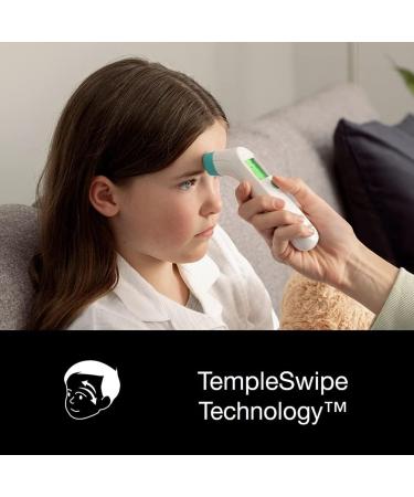 Braun Sensian 5 Swipe Forehead Thermometer | Fast 3-Sec Results | Color-Coded Digital Display | Baby & Child Friendly | At-Home Use | No.1 Choice Among Doctors - Buy Online on GoSupps.com