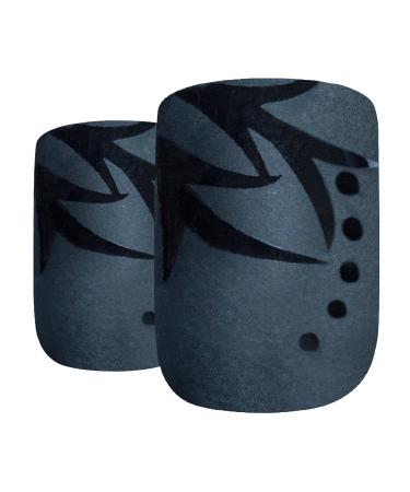 Shop Bling Art Black Leaf Matte French Squoval False Nails - 24 Stylish Fake Nail Tips for Perfect Manicure - Buy Online on GoSupps.com