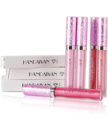 Lip Stick Matte Lipstick Pink Lipstick Makeup Metallic Light Lipsticks Lipsticks For Women Long Lasting Waterproof Non-Stick Cup Not Fade Glitter Pink Lipstick Gift 1PC (#01) - Buy Online on GoSupps.com