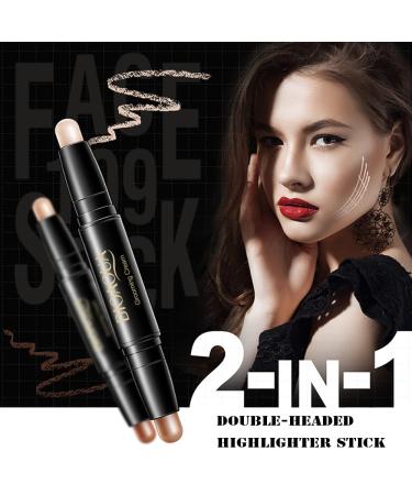 Dual-Ended Highlight Contour Stick Set - Cream Highlight & Bronzer Stick Kit - Buy Online on GoSupps.com