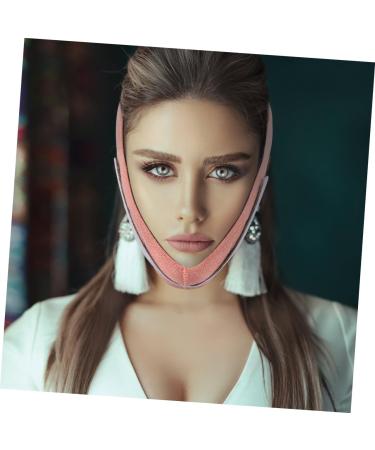 FOMIYES 1pc Thin Belt V Line Lifting Chin Strap Belt v Line Shaper Belt Slimming Shaper Band Lift Woman Mercerized Cloth Anti-aging 60X10.5X1cm Orange - Buy Online on GoSupps.com