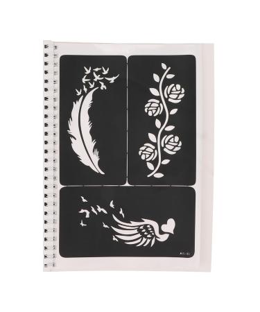 Out Design Stencil Kit - 97 Reusable Patterns for Glitter Airbrush Body Art | International Shipping - Buy Online on GoSupps.com