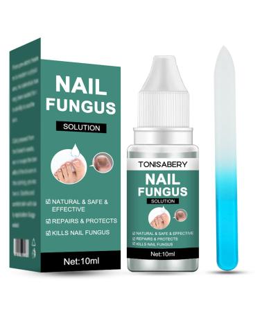 Fungal Nail Treatment for Toenail Extra Strong Ingrown Toenail Treatment Nail Care Oils Anti Toe Nail Fungus Treatment for Toenail Nail Fungal Solution with Nail File Safe Effective(10ML) Fungal Nail Treatment+nail file