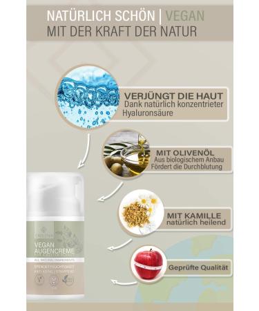 Enolenia Cosmetics Eye Cream - Vegan Anti-Fold Moisturizer for All Skin Types - Intensive Care for Youthful & Mature Skin - Buy Online on GoSupps.com