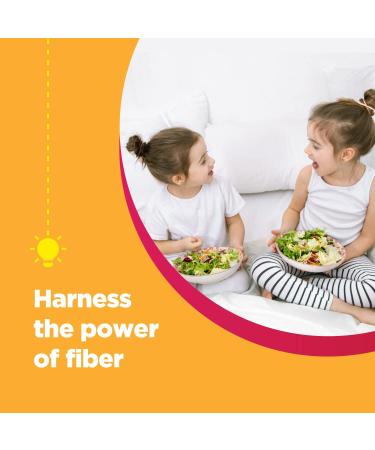 Sugar-Free Kids Fiber Gummies - Digestive & Immune Support - Non-GMO, Vegan, Kosher & Gluten-Free - 60 Count - Buy Online on GoSupps.com