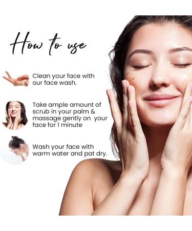 HYD Sunset Radiance Face Scrub for Women and MenEnriched with Saffron and Almond oilNo Paraben No Sulphate and No SiliconSuitable for all skin types 100 ml - Buy Online on GoSupps.com