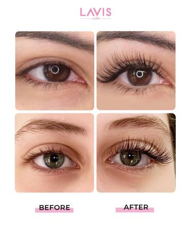 LAVISLASH 500 Promade Fan Eyelash Extensions | Fluffy Wispy Faux Mink Lashes | 5D/7D/9D/11D Fans | 0.05/0.07mm Thickness | C CC D Curl | 9-16mm Length | Volume Individual Lashes - Buy Online on GoSupps.com