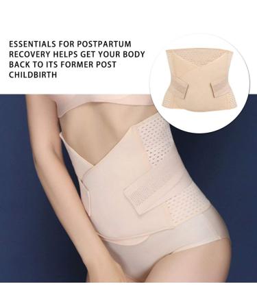 Heallily Postpartum Belly Wrap - C-Section Recovery Girdle Belt for Women | Postpartum Support Waist Pelvis Shapewear - Khaki - Buy Online on GoSupps.com