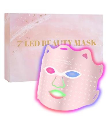 Red Light Therapy Mask for Face Blue Revive LED Mask Led Face Mask Light Therapy At Home 7 Colors LED Face Mask Light Therapy