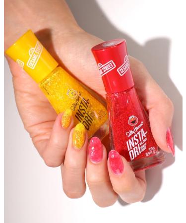 Sally Hansen Insta-Dri Sesame Street Nail Polish Collection - Think BIG & Ah Ah Ah Duo | Fast-Drying 0.31 fl oz Polish - Buy Online on GoSupps.com